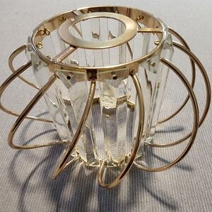 Gold and Clear Decorative Lamp Shade